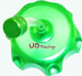 Tankdeckel Tuning, gr�n, f�r dirt bike