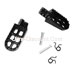 Fu�rasten aus Stahl f�r dirt bike, schwarz