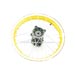 Felge hinten 14', gold, f�r dirt bike AGB30 (Typ 4)