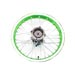 Felge hinten 14', gr�n, f�r dirt bike AGB30 (Typ 4)