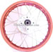 Felge hinten 12'', rot, f�r dirt bike (Typ 1)