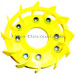 Fl�gelrad Tuning, gelb, f�r chinesische Motorroller