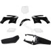 Verkleidung pocket bike cross, schwarz (Typ 2)