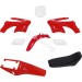 Verkleidung pocket bike cross, rot (Typ 2)
