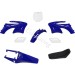 Verkleidung pocket bike cross, blau (Typ 2)