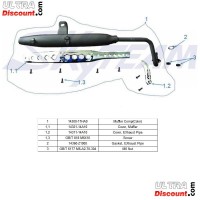 Auspuff für Dax Skyteam Skymax 125cc Euro4 Bilder 1 Auspuff für Dax Skyteam Skymax 125cc Euro4 Bilder 1