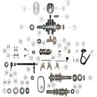 Mutter fr Antriebsritzel Quad Shineray 300STE / ST-4E Bilder 3