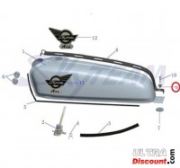 Distanzh�lse f�r die Befestigung des Kraftstofftanks Skyteam Ace Bilder 1