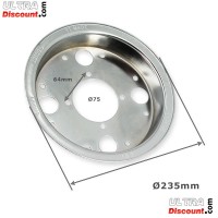 Felge vorn chrom Tuning fr Dax 50 ccm bis 125 ccm (2.50x8) Bilder 1