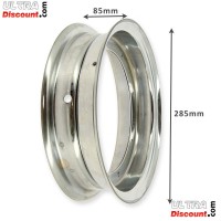 Vordere / hintere Motorradfelge 10x2.50 PBR Skyteam 50cc 125cc - Chrom Bilder 1