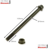 Schwingarmachse für Dax 50 ccm bis 125 ccm (130mm) Bilder 1 Schwingarmachse für Dax 50 ccm bis 125 ccm (130mm) Bilder 1