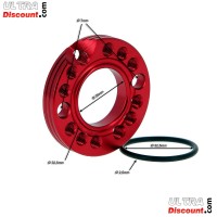 Ansaugstutzen-Anpassung Dax 110ccm - 125ccm (Rot, 28mm) Bilder 1