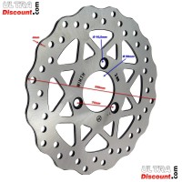 Bremsscheibe hinten fr Quad Shineray 300STE (4mm) Bilder 1
