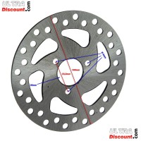 Bremsscheibe 120mm pocket bike (Typ 2) Bilder 1
