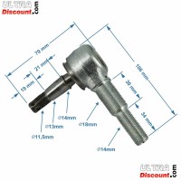 Fhrungsgelenk oben fr Shineray 300cc Bilder 1