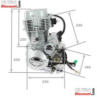 Motor Lifan 250 ccm 167FMM fr dirt bike Bilder 5