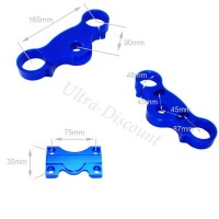 Gabelbrcke Tuning  fr dirt bike, rot Bilder 1