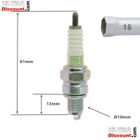 Zndkerze NGK Platinium fr Baotian BT49QT-11 Bilder 1