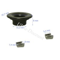 Ventilkeil + Ventilscheibe fr Motorroller Baotian BT49QT-7 Bilder 1
