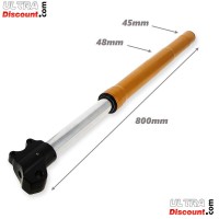 Gabelholme Qualit�tsprodukt 800mm, einzige Einstellung, 12mm Radachsen - Gold Bilder 1