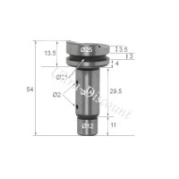 Achse fr Nockenritzel Shineray 250 STIXE / ST-9E Bilder 1