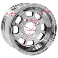 Alufelge vorne fr Quad Bashan 200cc (BS200S-7) Bilder 1