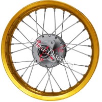 Felge hinten 14'' für dirt bike ( Gold,Typ 5 ) Bilder 1 Felge hinten 14'' für dirt bike ( Gold,Typ 5 ) Bilder 1