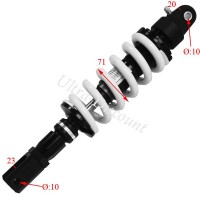 Sto�d�mpfer dirt bike (Modell 6) 355mm-12 (wei�) Bilder 1