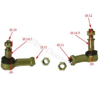 Spurstangekpfe (paar) fr Quads Shineray 200 ccm (XY200ST-6A) Bilder 1