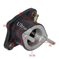 Ansaugstutzen f�r Motor 200 - 250 ccm mit Wasserk�hlung Bilder 1