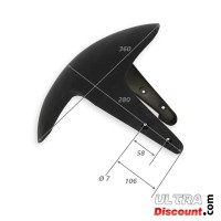 Kotfl�gel vorn f�r scooter aus China schwarz - Typ2 Bilder 1