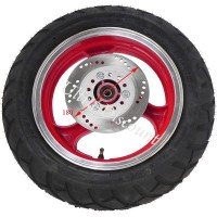Rad vorn komplett fr Jonway Skooter 50ccm (rot) Bilder 1