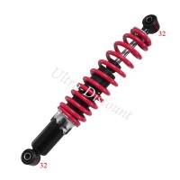 Stodmpfer hinten fr Quad 200 ccm (360 mm) - Rot Bilder 1