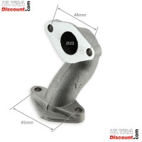 Ansaugstutzen20mm Motor 4-Takt 50cc bis 125cc Bilder 1