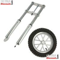 Gabel fr pocket bike Supermotard grn Bilder 2