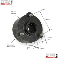 Radnabe drum hub vorn fr Quad Bigfoot Bilder 1