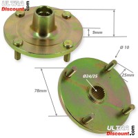 Radnabe hinten fr Quad Shineray 200ccm (typ 2)  Bilder 1