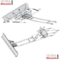 Stahlschneeschaufel 150cm x 38 cm fr Shineray 200 ST9 Bilder 2