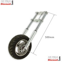 Gabel fr pocket Supermotard (145mm) rot Bilder 2