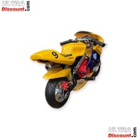 Pocket Bike 49ccm Hohe Qualitt Gelb und Blau Bilder 1