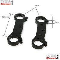 Gabelbrcke Paar fr pocket Dirt Nitro 34mm Schwarz Bilder 1