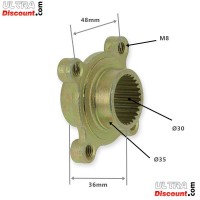 Kettenkrantz Befestigung 30 fr quad 125cc Bilder 1