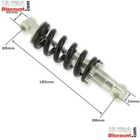 Stodmpfer hinten 185mm fr pocket bike cross - Schwarz Bilder 1