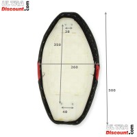 Sattel 2 Sitzer fur motoroller Citycoco Schwarz-rot Bilder 1 Sattel 2 Sitzer fur motoroller Citycoco Schwarz-rot Bilder 1