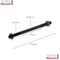 Radachse 12mm x 160mm fr dirt bike Bilder 1