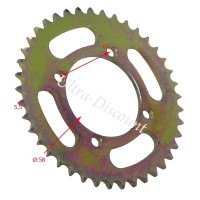 Kettenkranz, verst�rkt, 37 Z typ 420 f�r dirt bike (Typ 1) Bilder 1