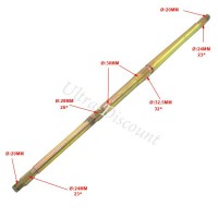 Antriebsachse fr Quad Shineray 200 ccm STIIE ( 30 mm ) Bilder 2