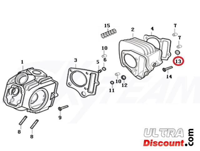 O-Ring fr Skyteam Skymini Motoren 125ccm Euro 4 Bilder 1