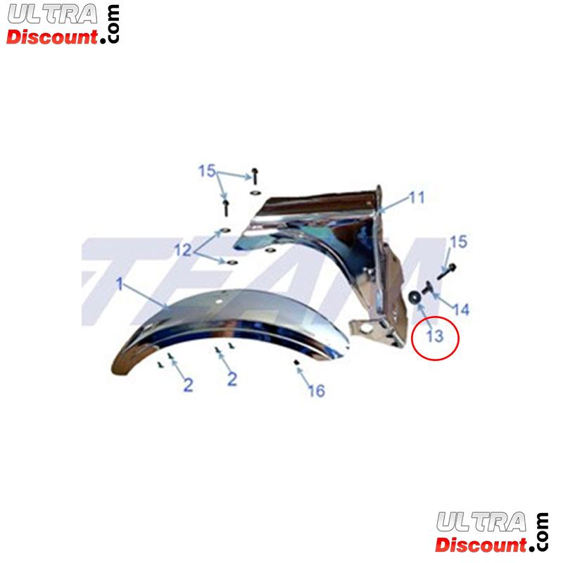 Silentblock f�r hinteres Schutzblech Skyteam Skymax Pro Bilder 1