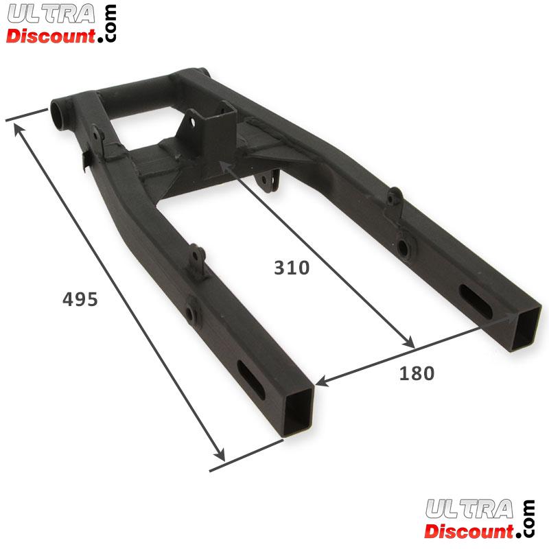 Schwingarm +3cm Scheibenbremse für PBR 50 ccm bis 125 ccm (Schwarz) Bilder 1 Schwingarm +3cm Scheibenbremse für PBR 50 ccm bis 125 ccm (Schwarz) Bilder 1
